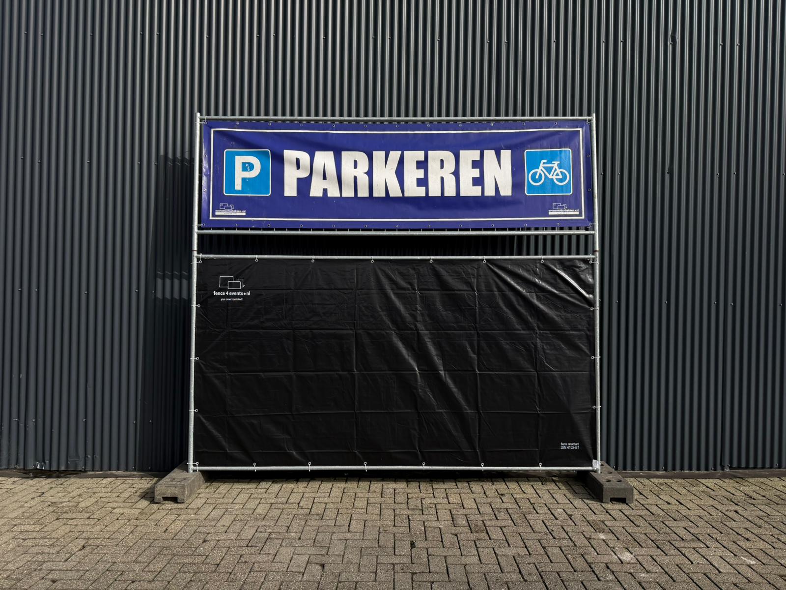 banner fiets parkeren f4e