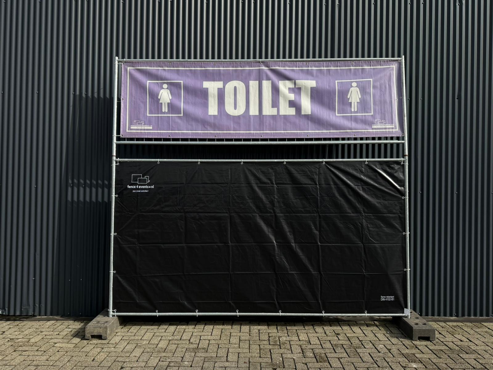 banner toilet dames f4e