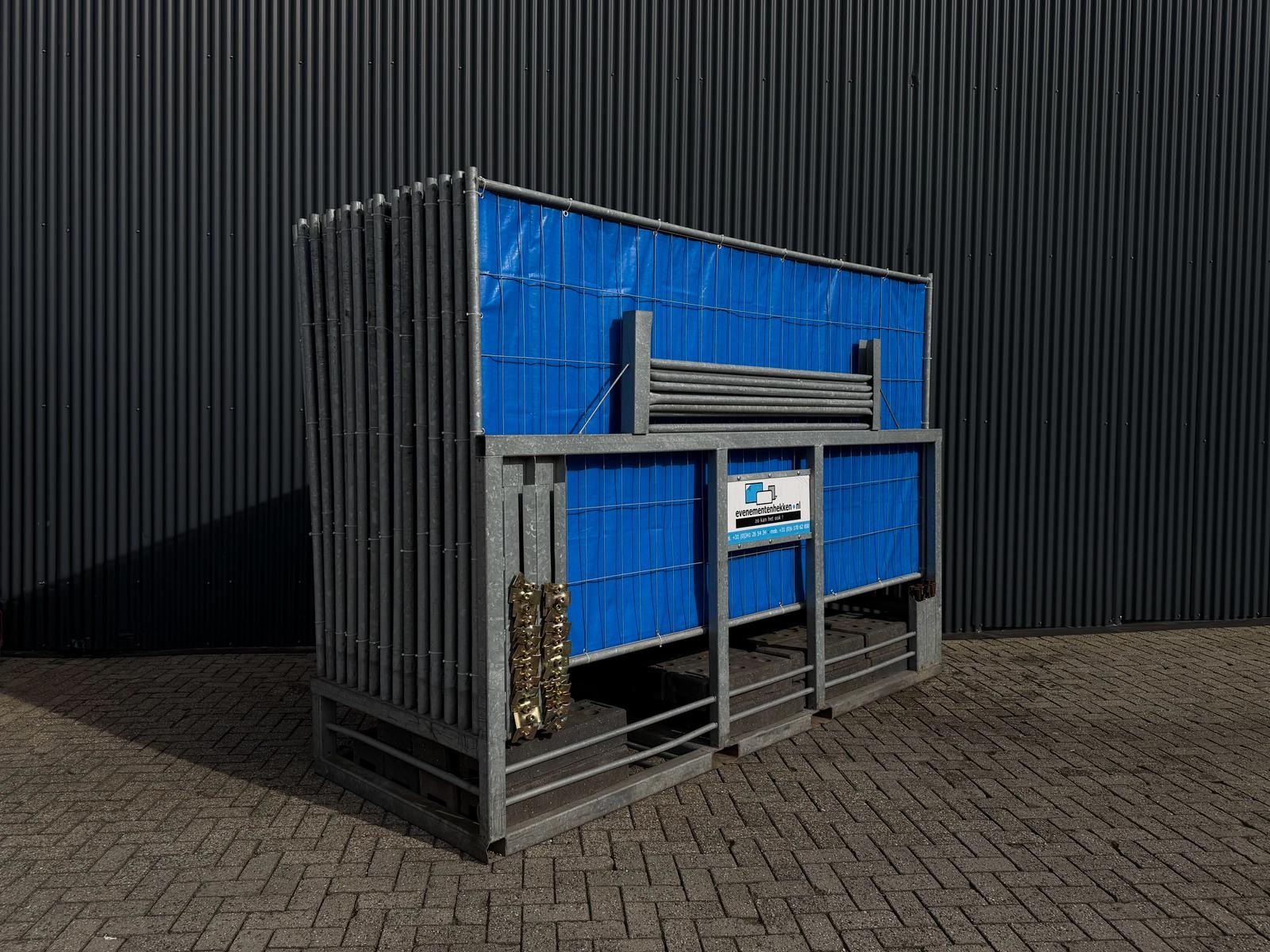 bok bouwhekken blauw gezeild f4e