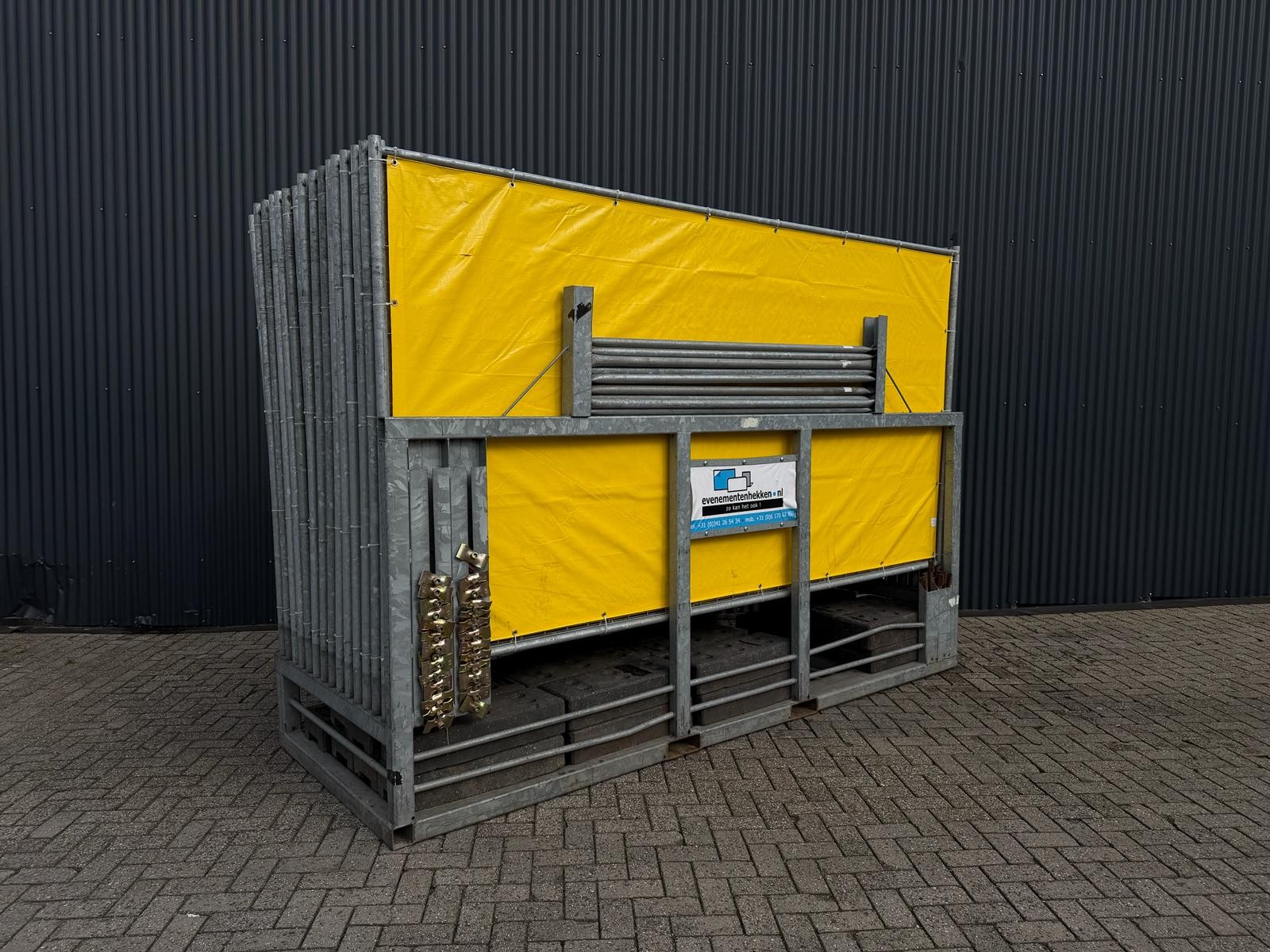 bok bouwhekken geel gezeild f4e