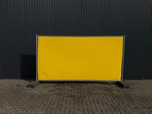 bouwhek geel gezeild f4e