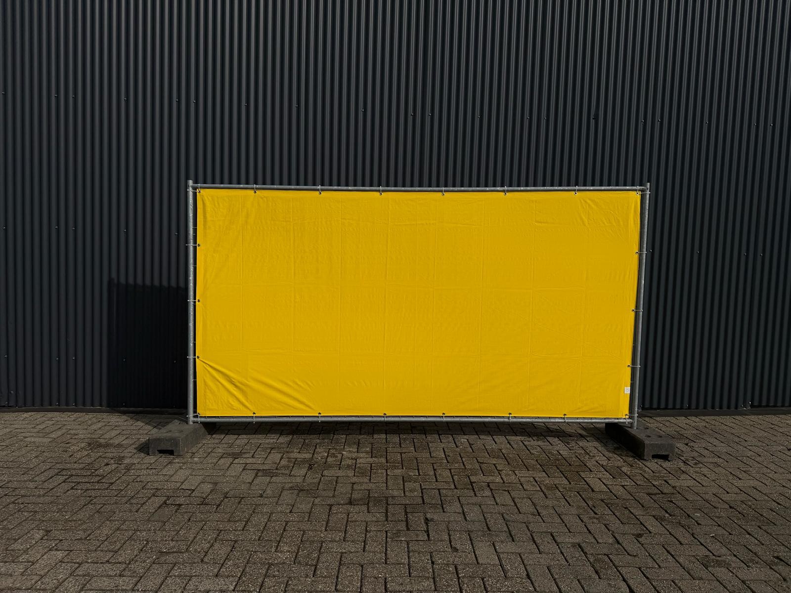 bouwhek geel gezeild f4e