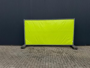 groen gezeild bouwhek f4e