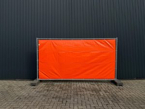 oranje gezeild bouwhek f4e