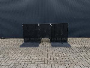 stagebarrier kabeldoorvoer zwart f4e