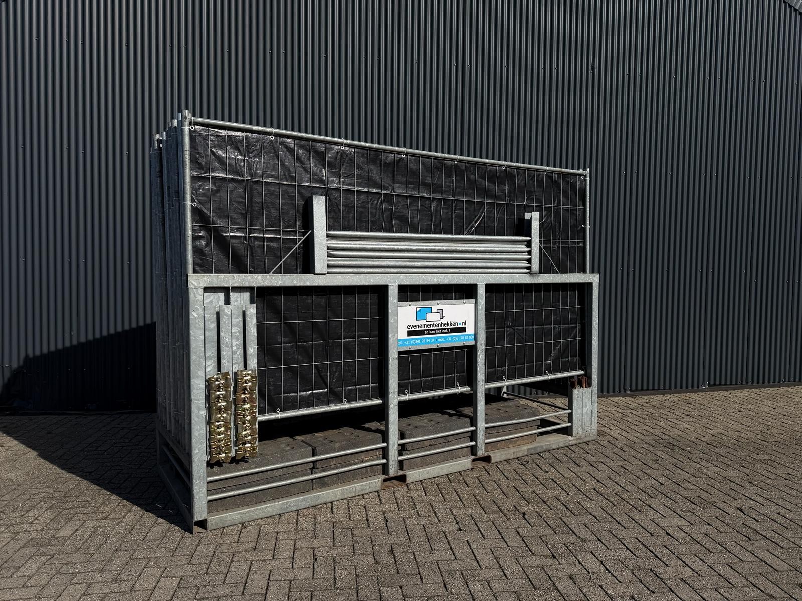 bok zwart gezeilde bouwhekken f4e