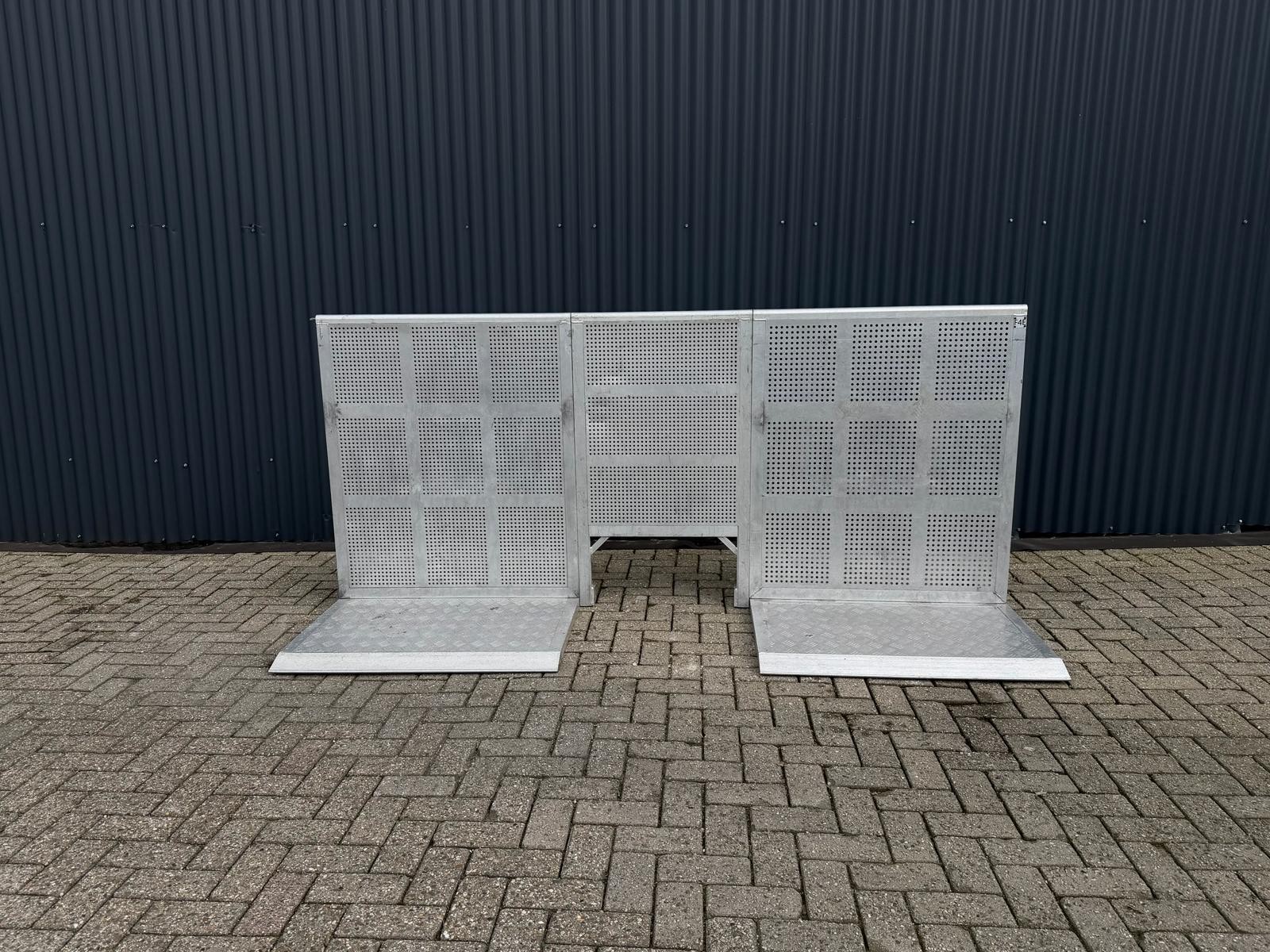 stagebarrier kabeldoorvoer aluminium f4e